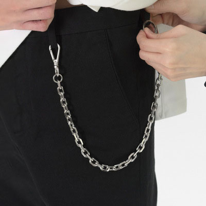Women'S Jeans Accessories Chain - 男性と女性のためのヒップスタージーンズ,パンツチェーン,ベルト,ロングメタルリング,ストリートウェア,ロック服,アクセサリー