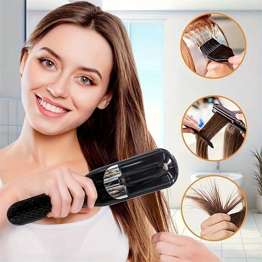 Women Accessories Clearance - ヘアエンドトリマー スプリットリムーバー ドライダメージヘア用 バーバーアクセサリー 自動トリミング 女性用