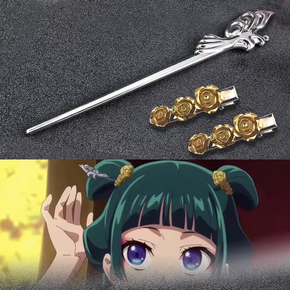 Women Knight Accessories - 薬局日記合金ヘアピンアニメコスプレスタイリッシュなヘアアクセサリー小道具帽子女性女の子ハロウィンロールプレイヘアピン