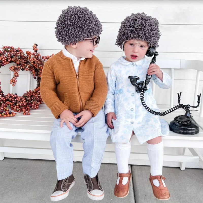 かわいい子供用男の子女の子おばあちゃん女性カーリーヘアウィッ - Women Knight Accessories のレビューと価格