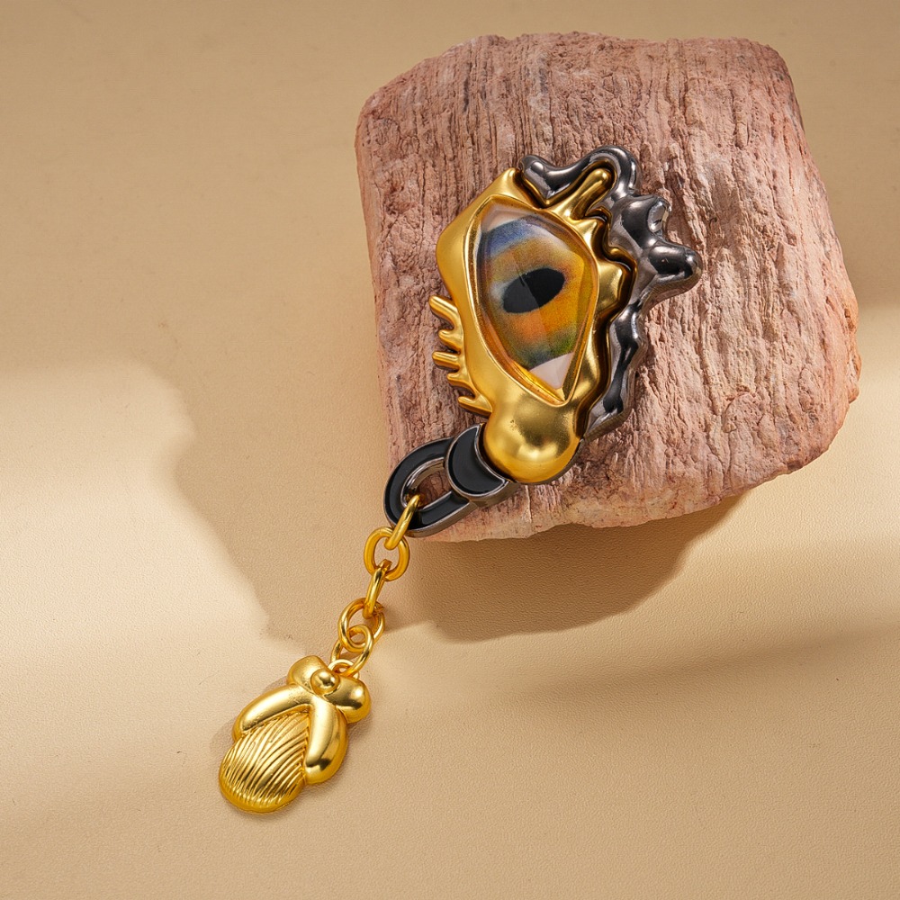ハイエンドメタルアイティアドロップタッセルブローチピン女性用 - Women'S Accessories Jewelry のレビューと価格