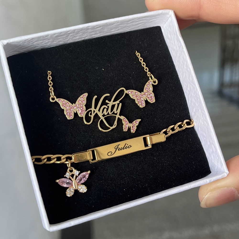 Duoying-カスタムネームネームネームネームネームプレー - Women Accessories Gift Set のレビューと価格