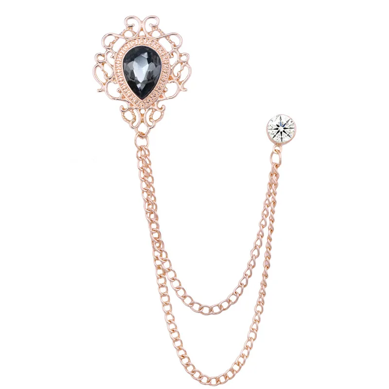 新しいヴィンテージタッセルチェーンラインストーンクリスタルラ - Women'S Accessories Jewelry のレビューと価格