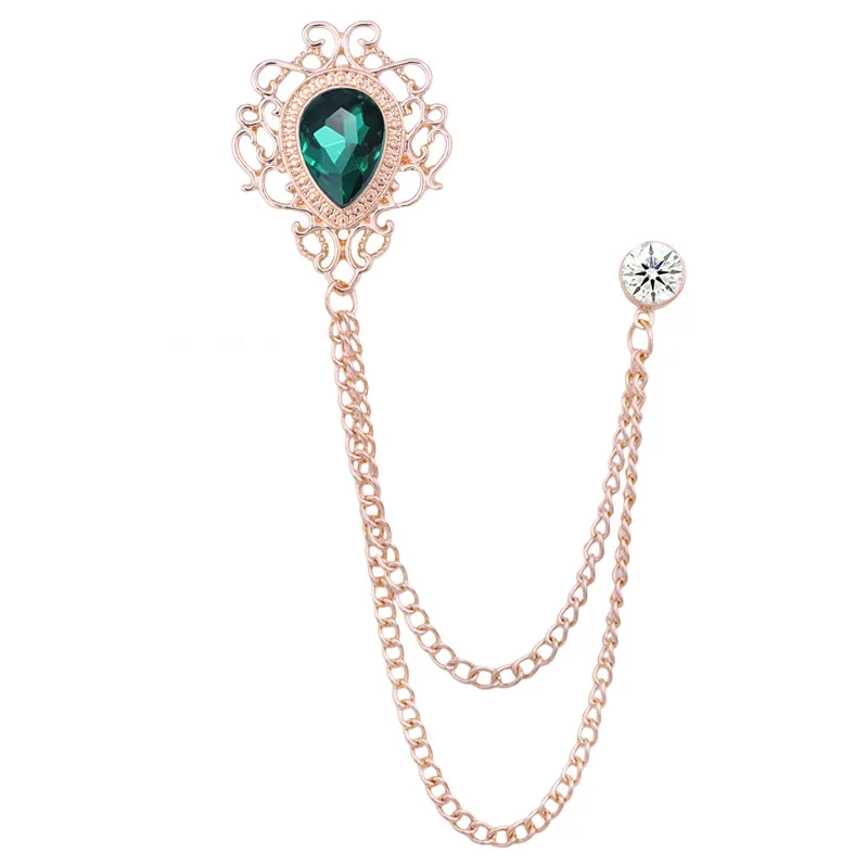 新しいヴィンテージタッセルチェーンラインストーンクリスタルラ - Women'S Accessories Jewelry のレビューと価格