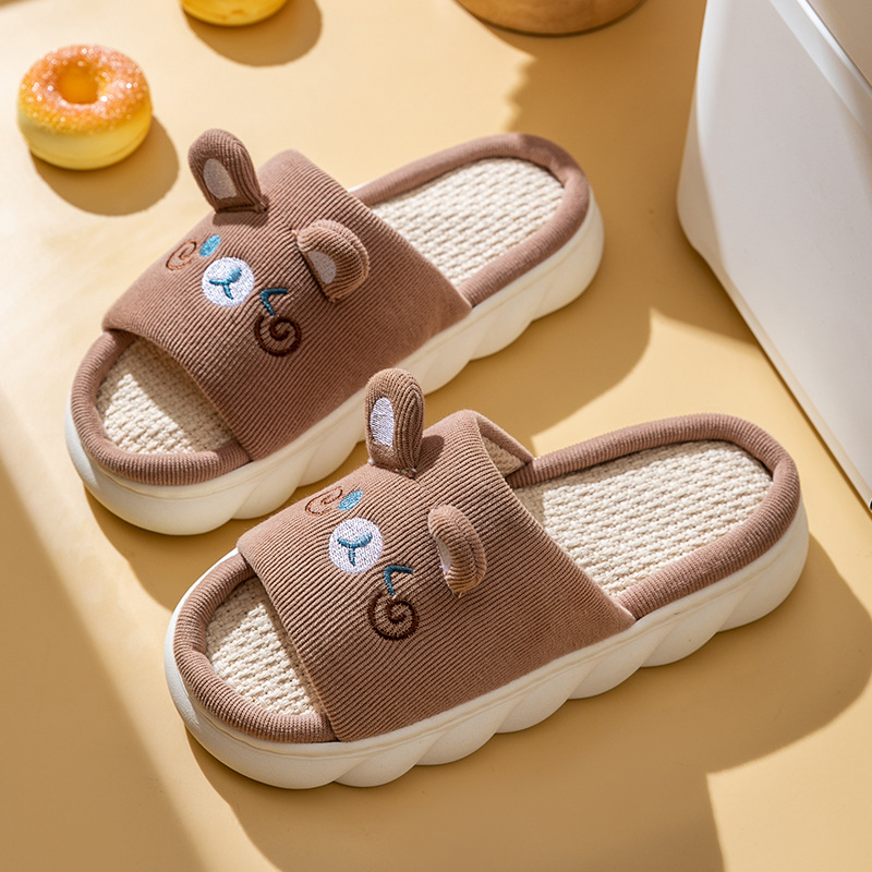 女性用リネンスリッパ,かわいいバニークラウドのビーチサンダル - Women'S Shoes And Accessories のレビューと価格