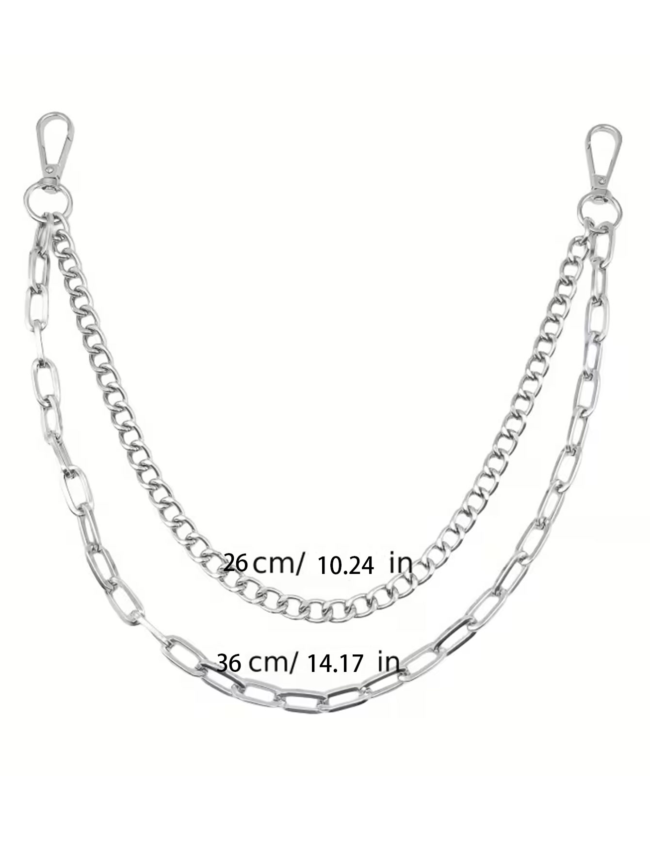ユニセックスパンクスタイルメタルファッションウエストチェーン - Women'S Jeans Accessories Chain のレビューと価格