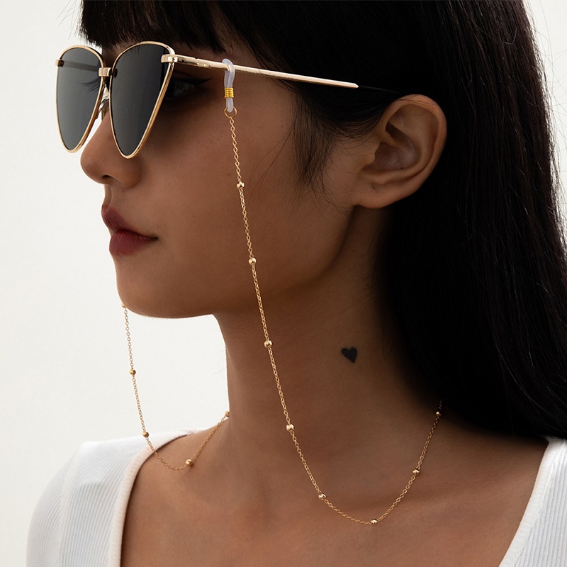 マスクサングラスチェーン女性男性用黒 Ziai シルバーカラ - Women Accessories In Wholesale のレビューと価格