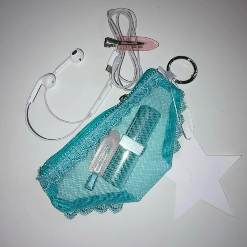 ブリーフ型レーストリムメイクアップ収納ポーチヘッドフォン化粧 - Women Accessories Clearance のレビューと価格