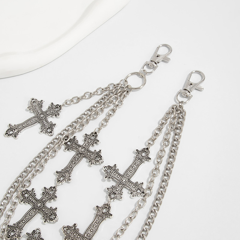 ファッションパンクメタルパンツチェーンヒップホップウエストチ - Women'S Jeans Accessories Chain のレビューと価格