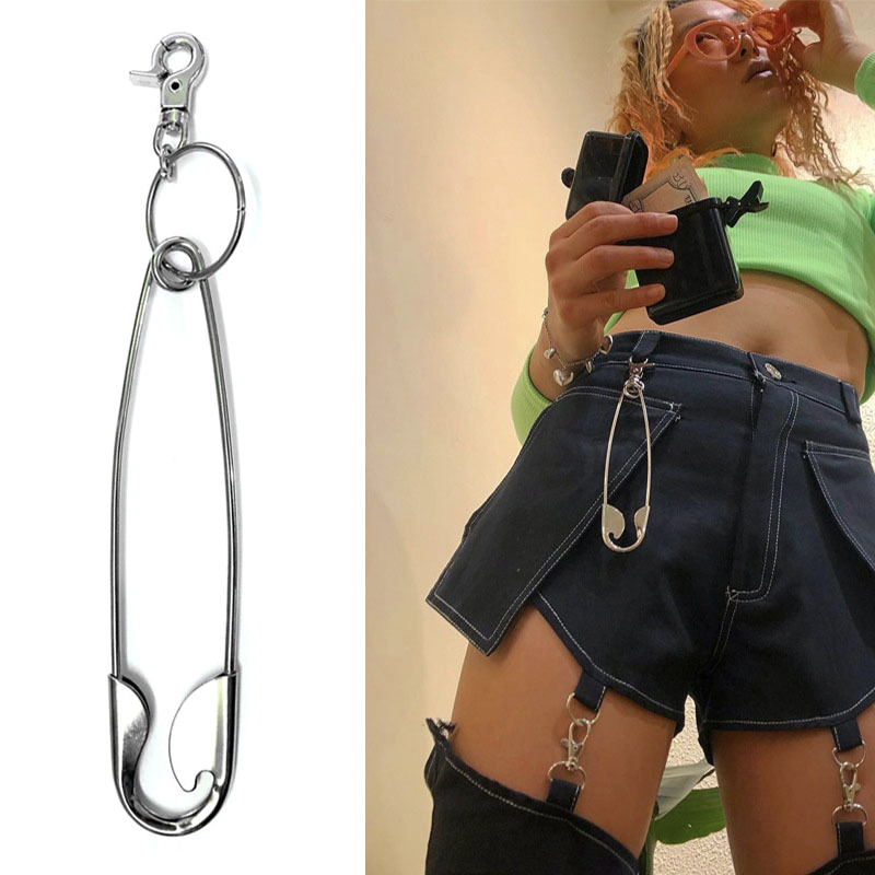 女性と男性のためのステンレス鋼の金属製ペンダント付きキーホル - Women'S Jeans Accessories Chain のレビューと価格