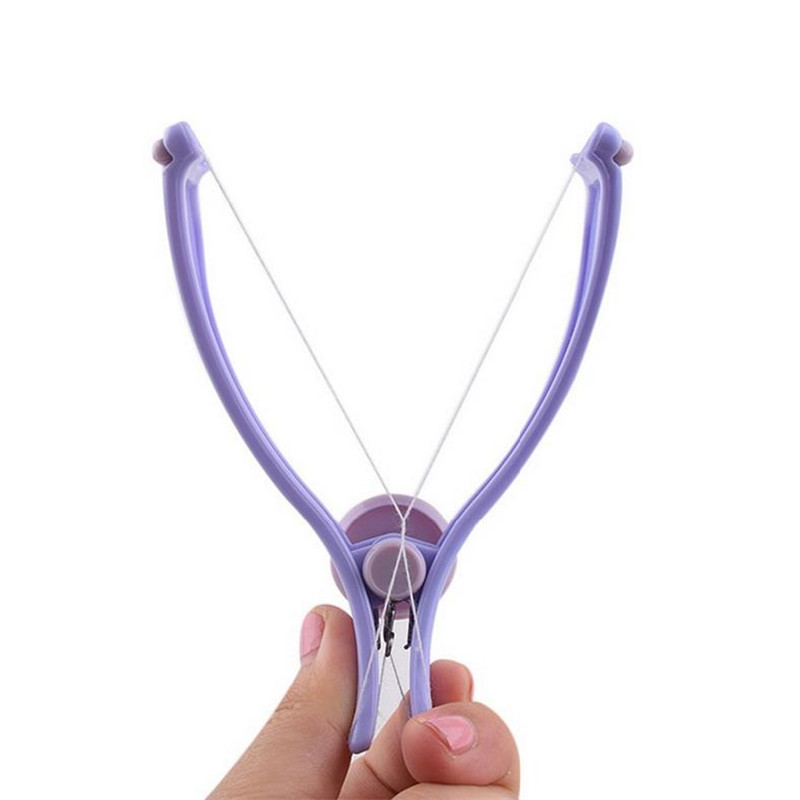 ホットポータブルミニ女性用顔の毛除去器スプリングスレッディン - Women Accessories Clearance のレビューと価格