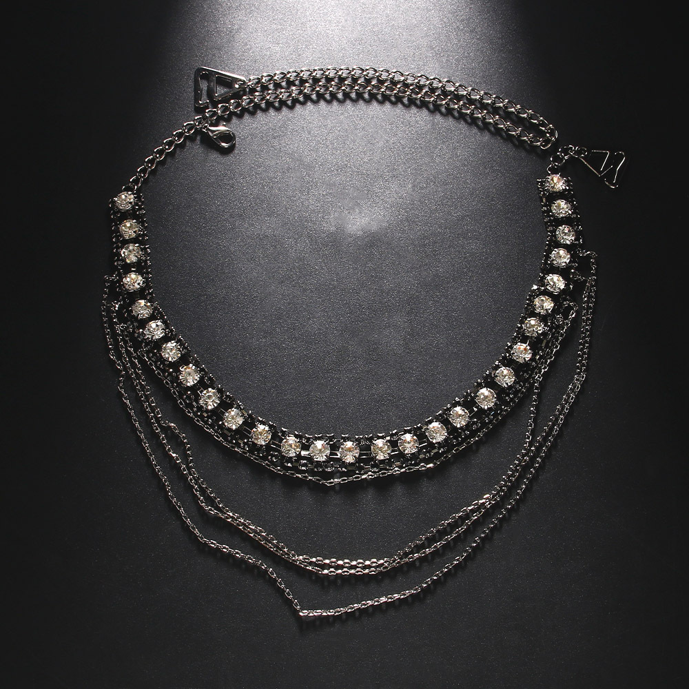 Stonefans-女性のためのブラックレイヤーショルダース - Women Jewelry Accessories For Black Dress のレビューと価格