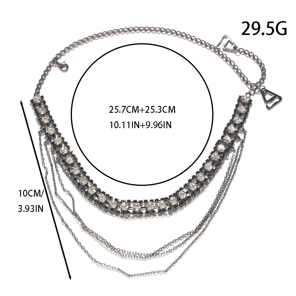 Stonefans-女性のためのブラックレイヤーショルダース - Women Jewelry Accessories For Black Dress のレビューと価格