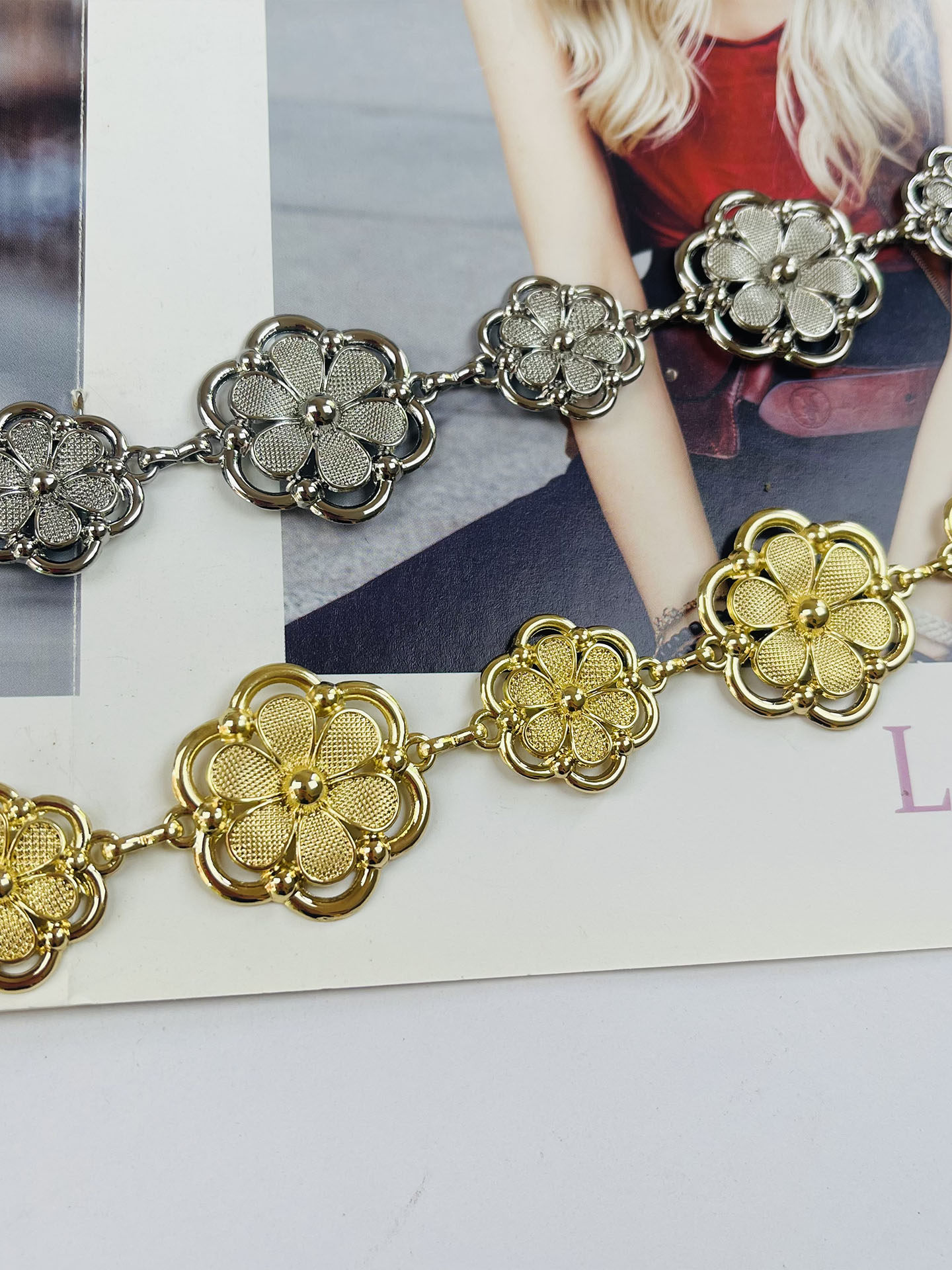 1pc レディースウエストチェーン、レトロエスニックスタイル - Women'S Jeans Accessories Chain のレビューと価格