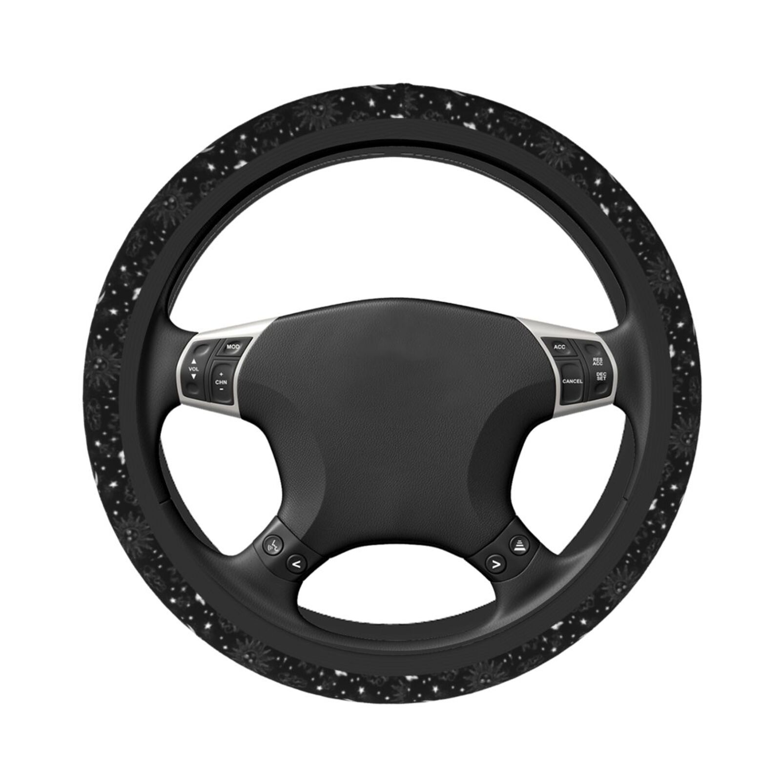 太陽月銀河宇宙プリントステアリングホイールユニバーサル15イ - Women'S Accessories Vans のレビューと価格