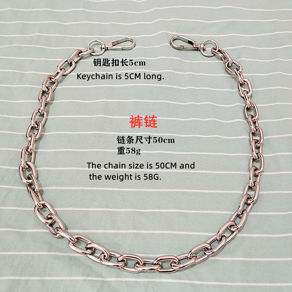 パンツ用パンクヒップホップチェーン、女性と男性用のウエストア - Women'S Jeans Accessories Chain のレビューと価格