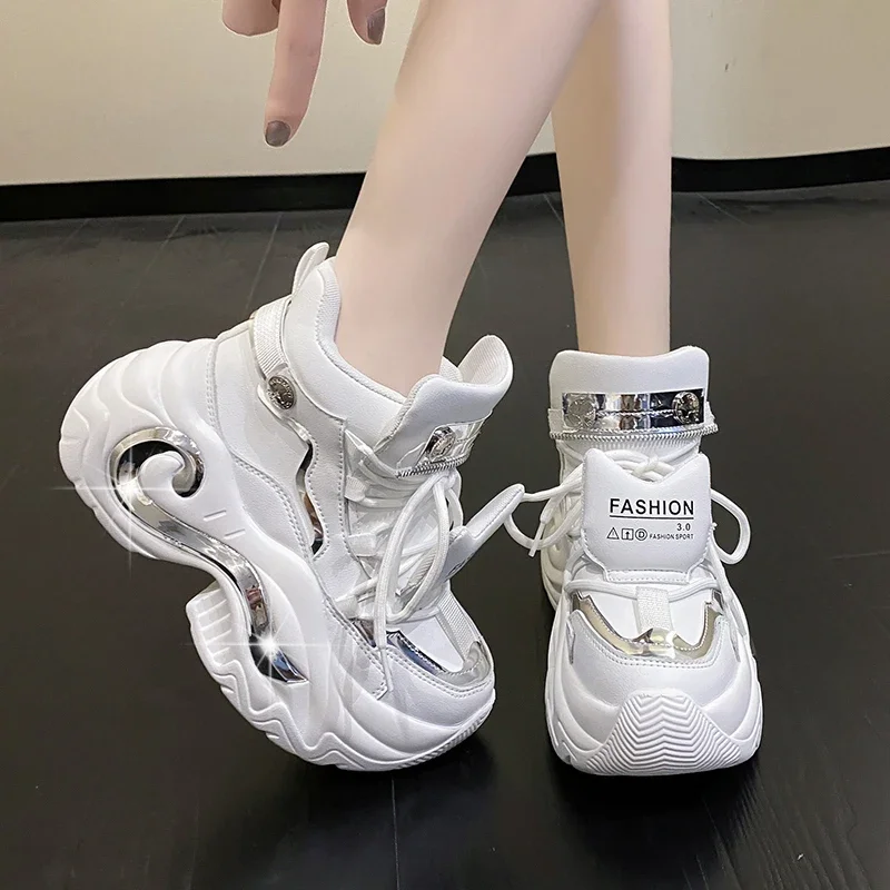 BLING-女性用ハイプラットフォームスニーカー,ハイソール - Women'S Shoes And Accessories のレビューと価格